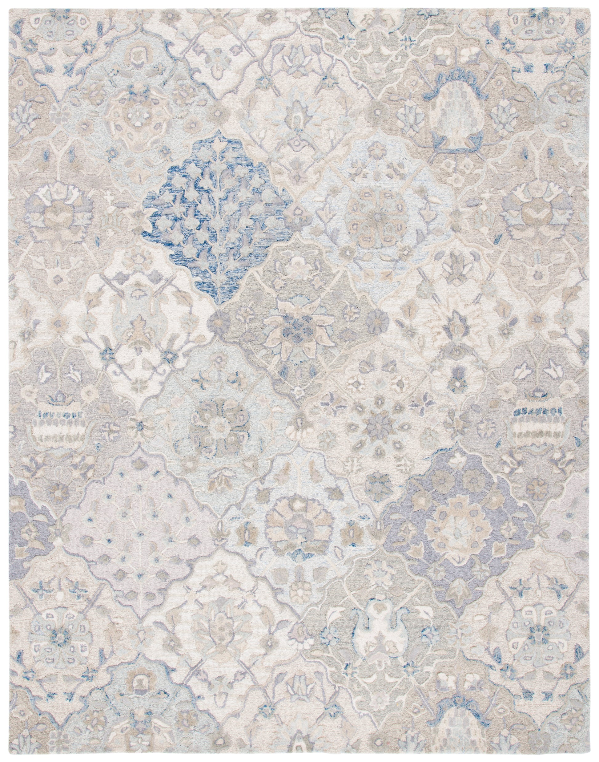 Safavieh Glamour Glm622F Grey/Blue Area Rug