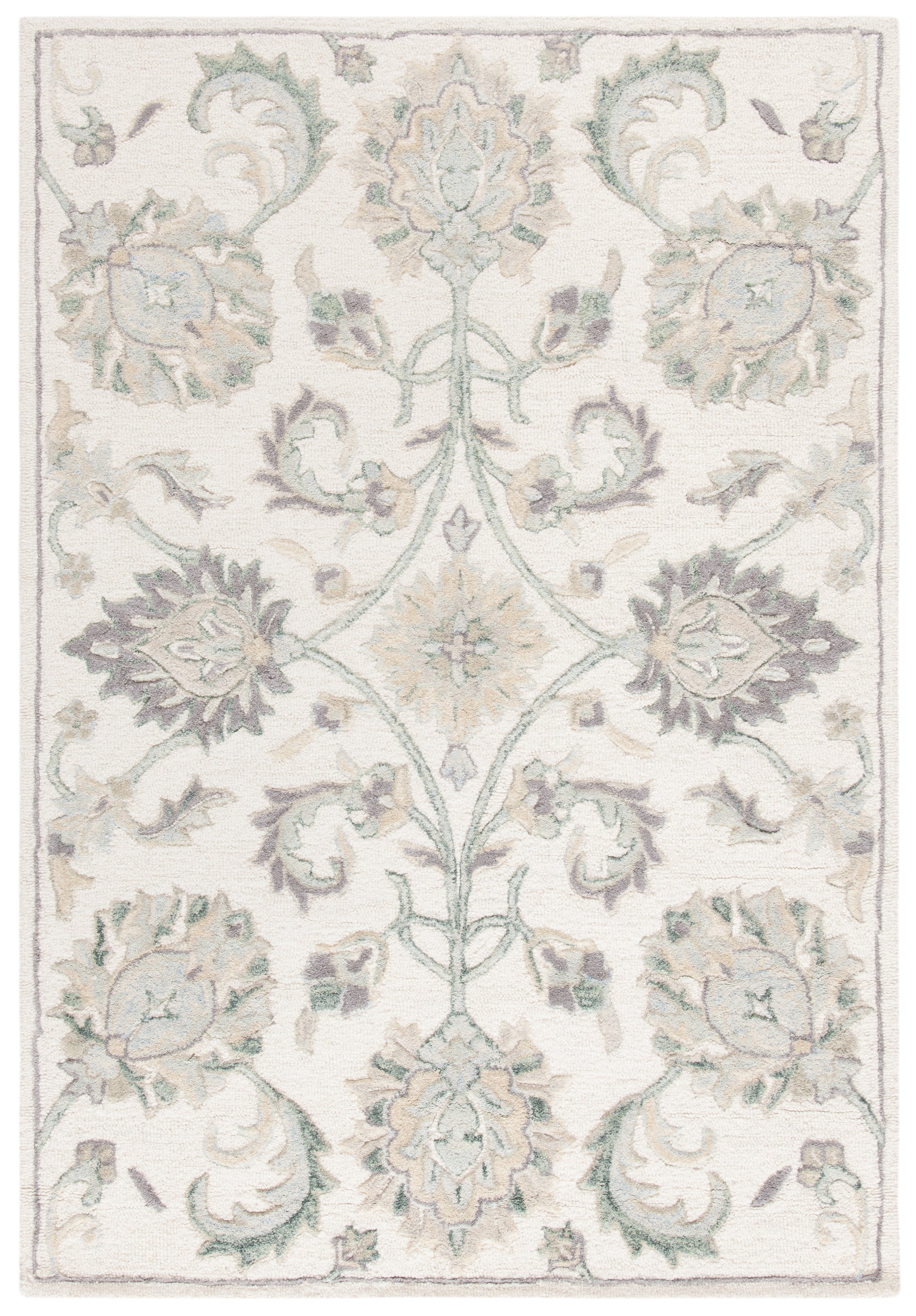 Safavieh Glamour Glm624A Ivory/Grey Area Rug