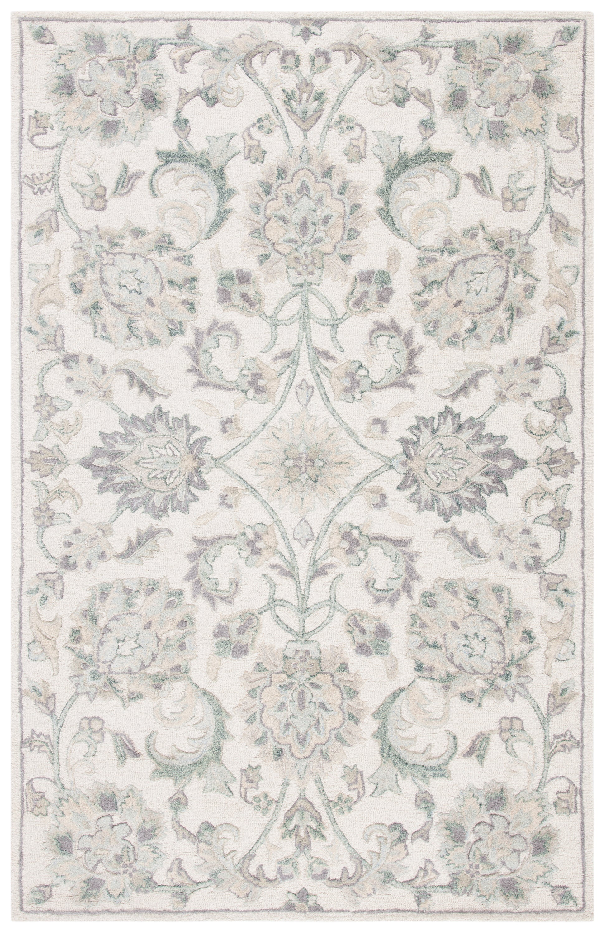 Safavieh Glamour Glm624A Ivory/Grey Area Rug