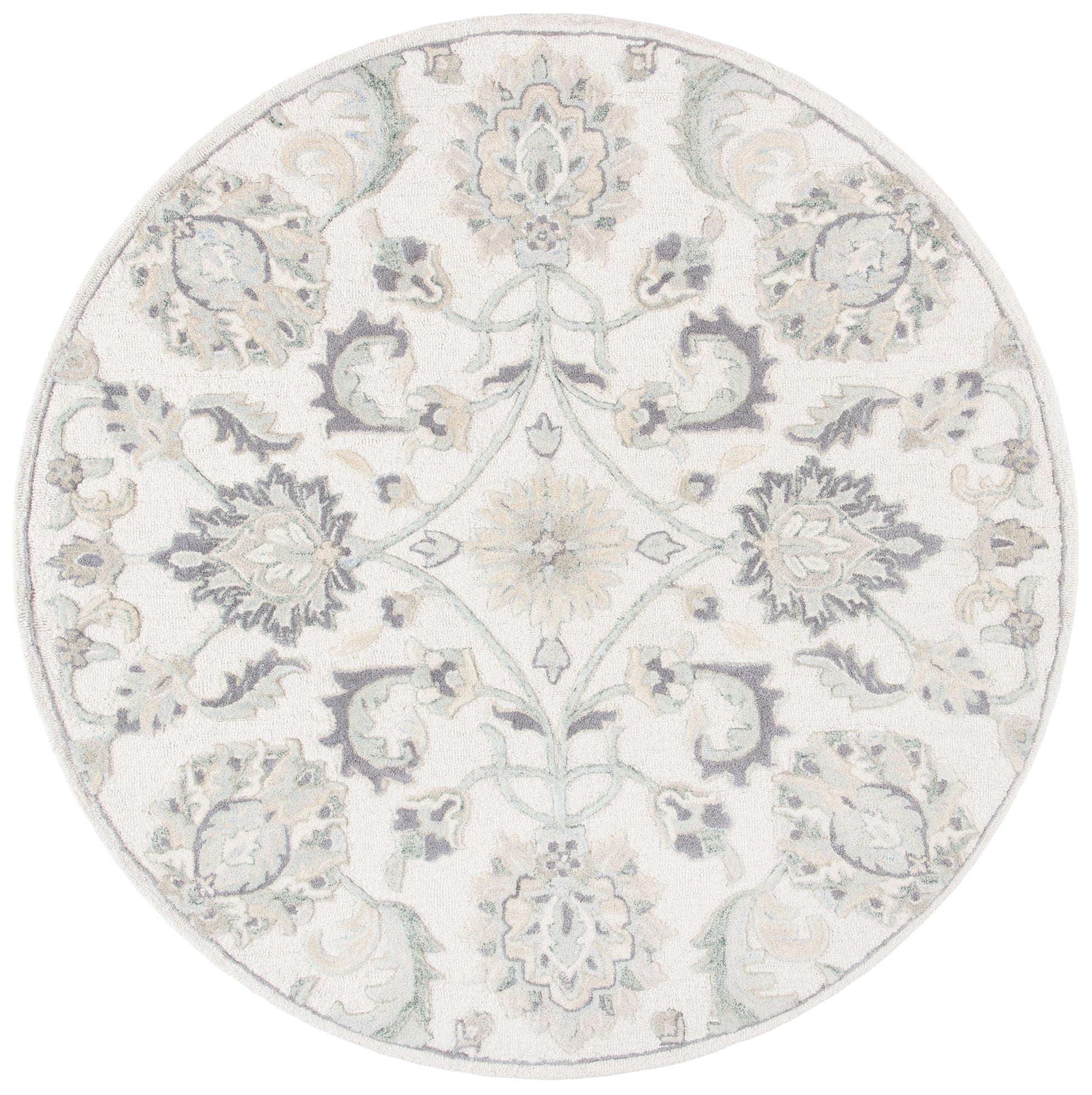 Safavieh Glamour Glm624A Ivory/Grey Area Rug