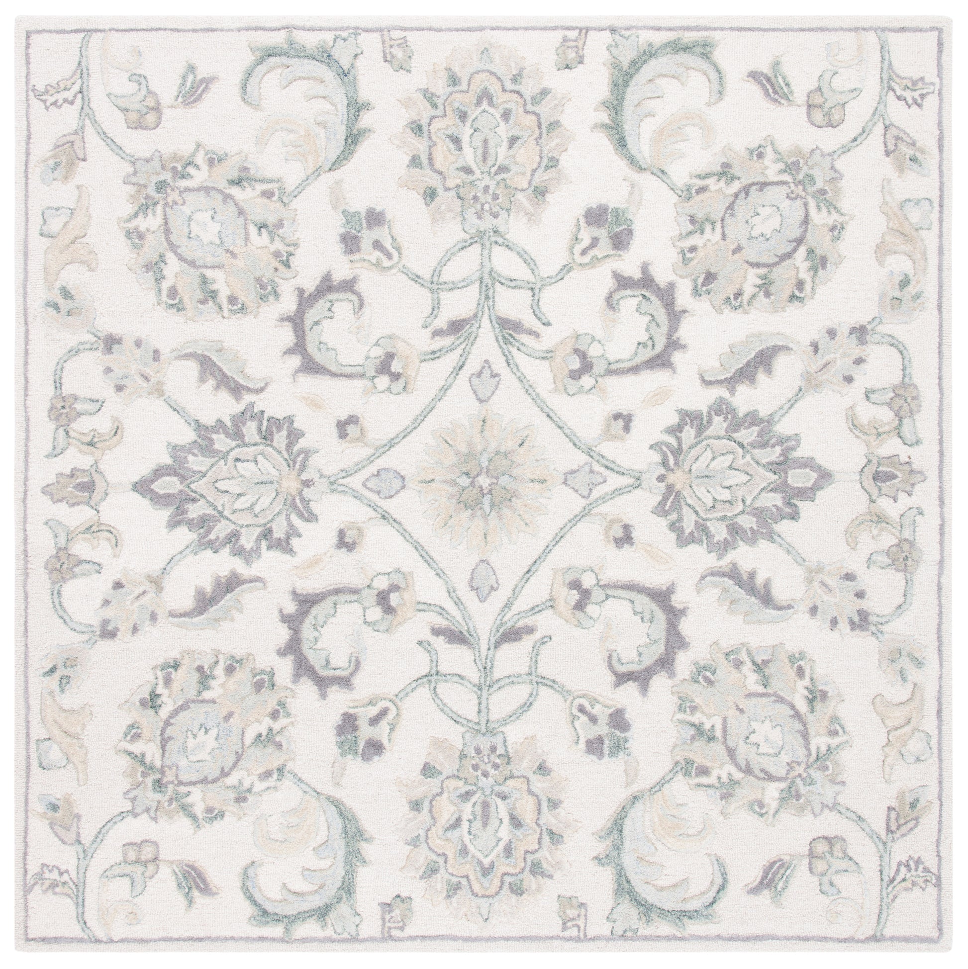 Safavieh Glamour Glm624A Ivory/Grey Area Rug