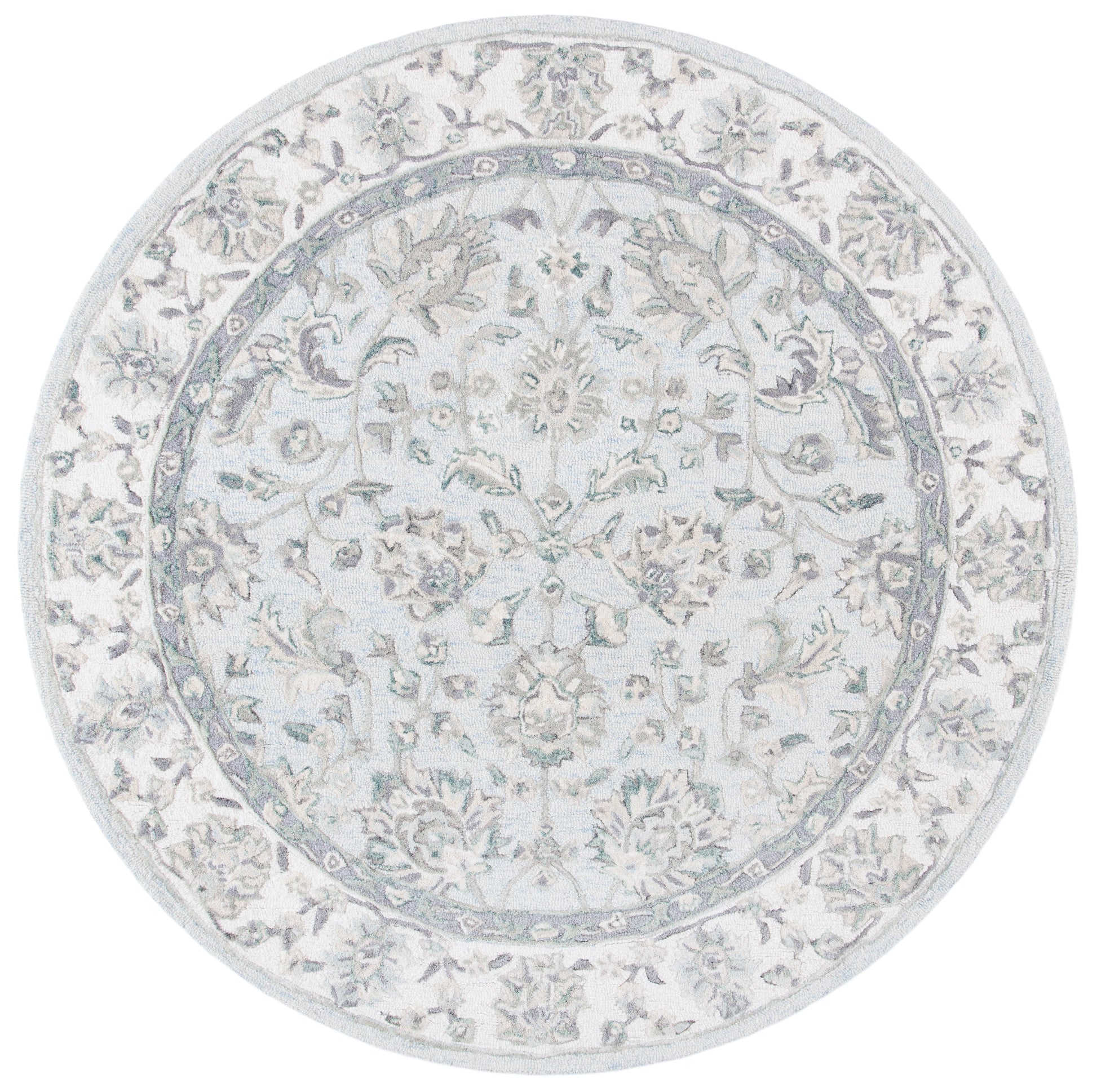 Safavieh Glamour Glm628M Light Blue/Ivory Area Rug