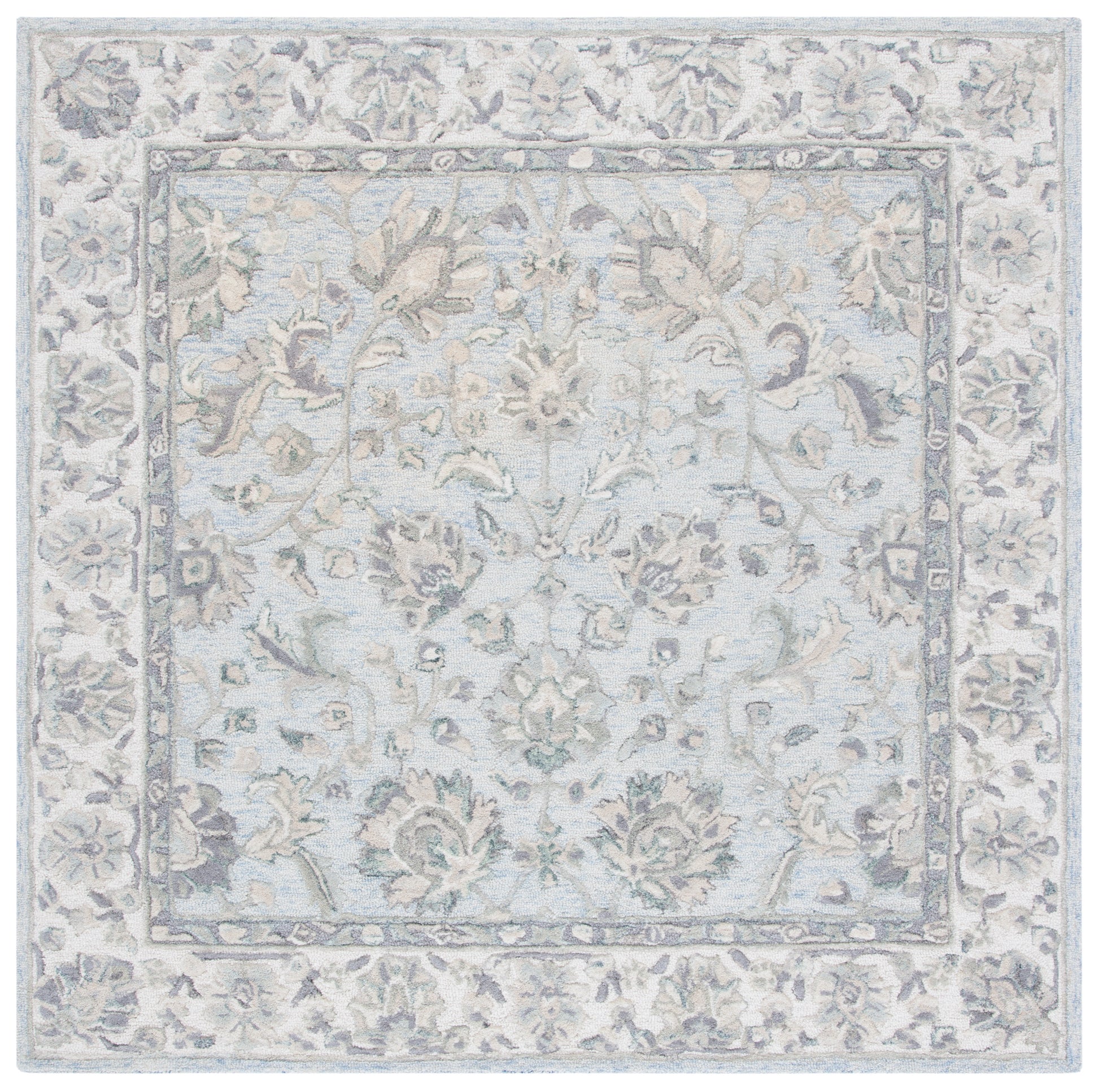 Safavieh Glamour Glm628M Light Blue/Ivory Area Rug