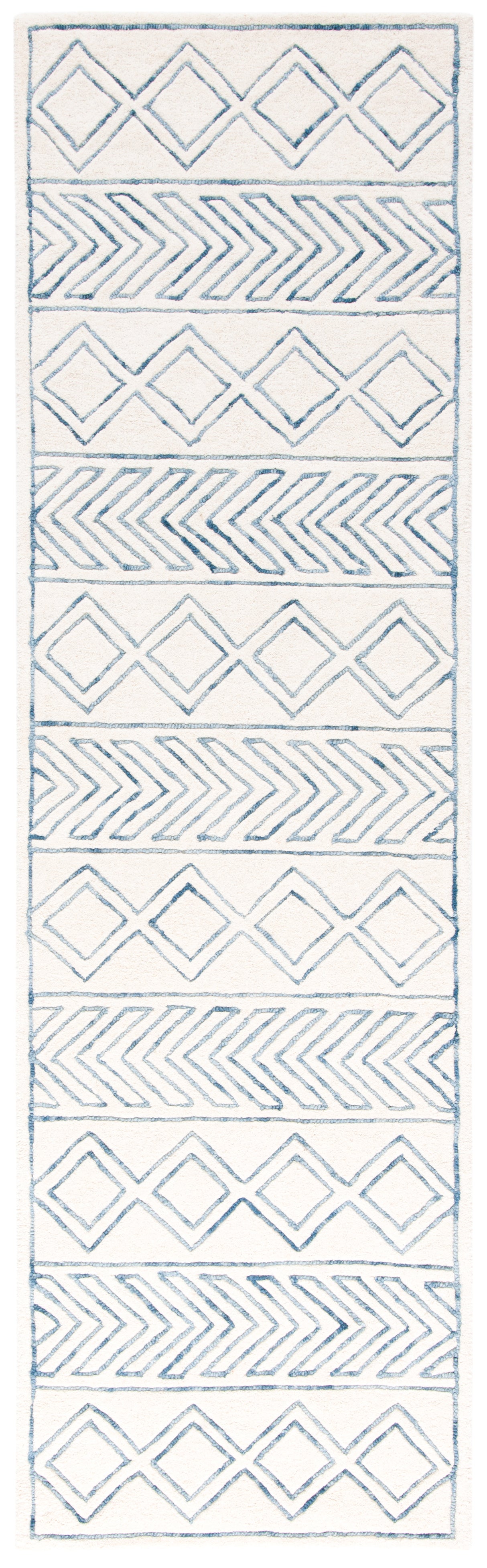 Safavieh Glamour Glm633A Ivory/Blue Rugs.