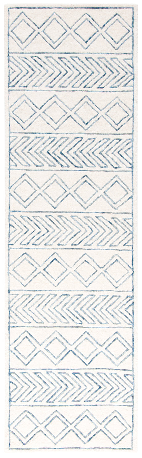Safavieh Glamour Glm633A Ivory/Blue Rugs.