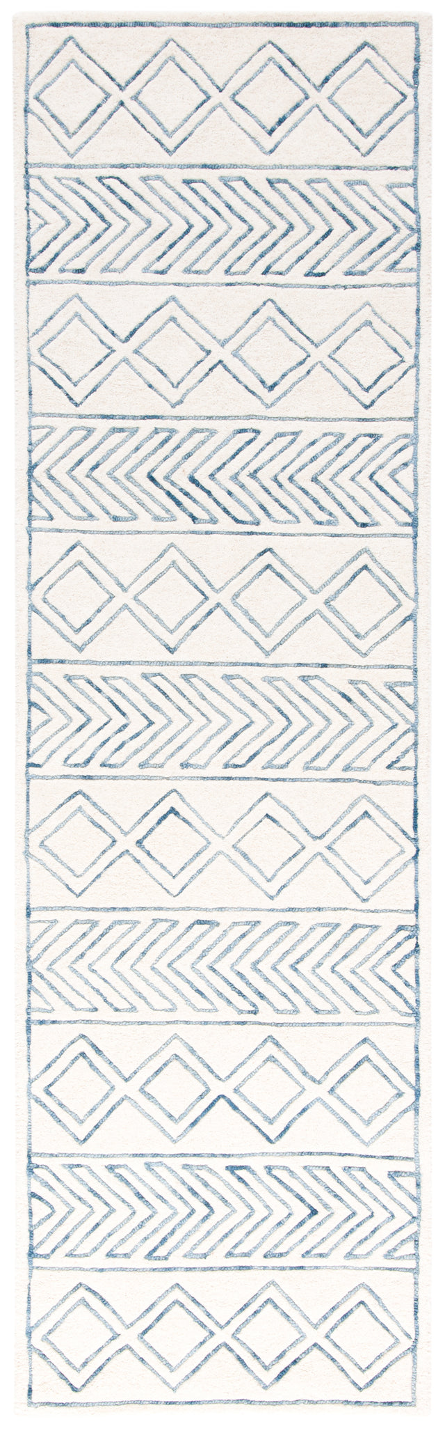 Safavieh Glamour Glm633A Ivory/Blue Rugs.