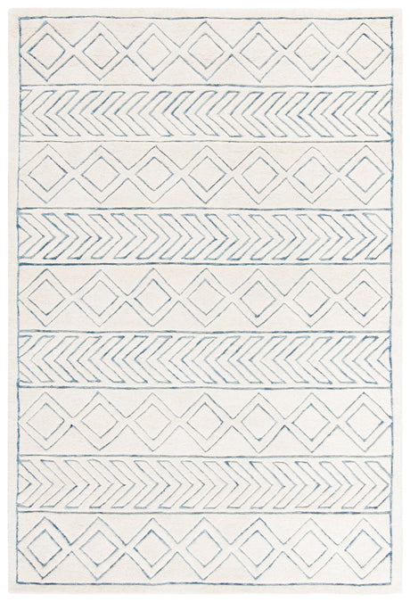 Safavieh Glamour Glm633A Ivory/Blue Rugs.