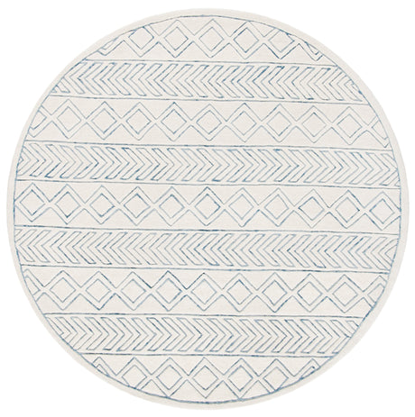 Safavieh Glamour Glm633A Ivory/Blue Rugs.