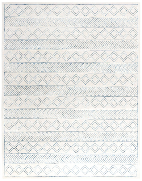 Safavieh Glamour Glm633A Ivory/Blue Rugs.