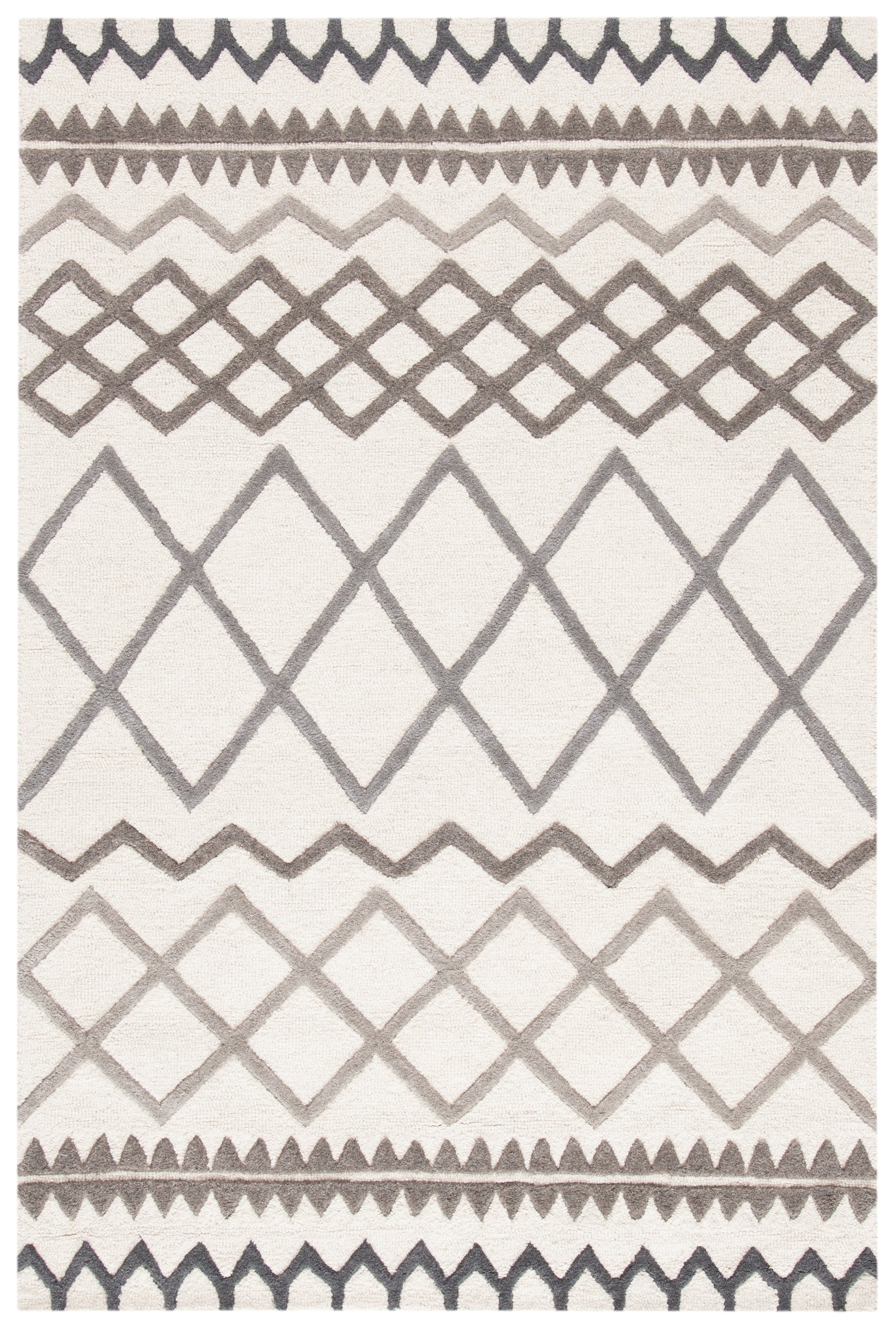 Safavieh Glamour Glm634A Ivory/Grey Area Rug