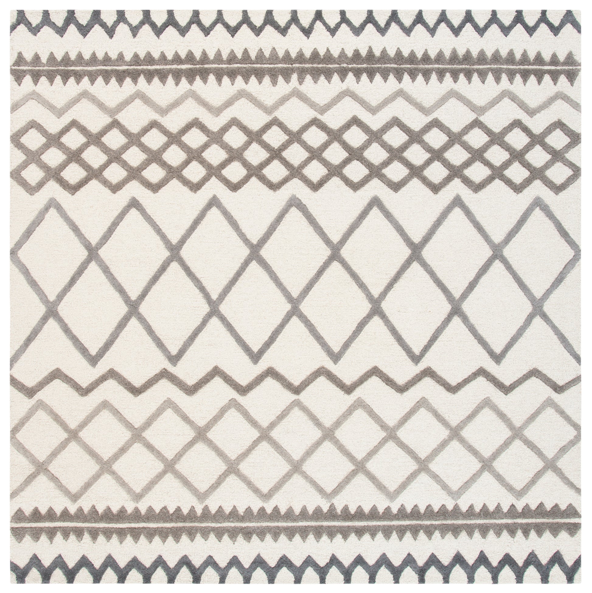 Safavieh Glamour Glm634A Ivory/Grey Area Rug