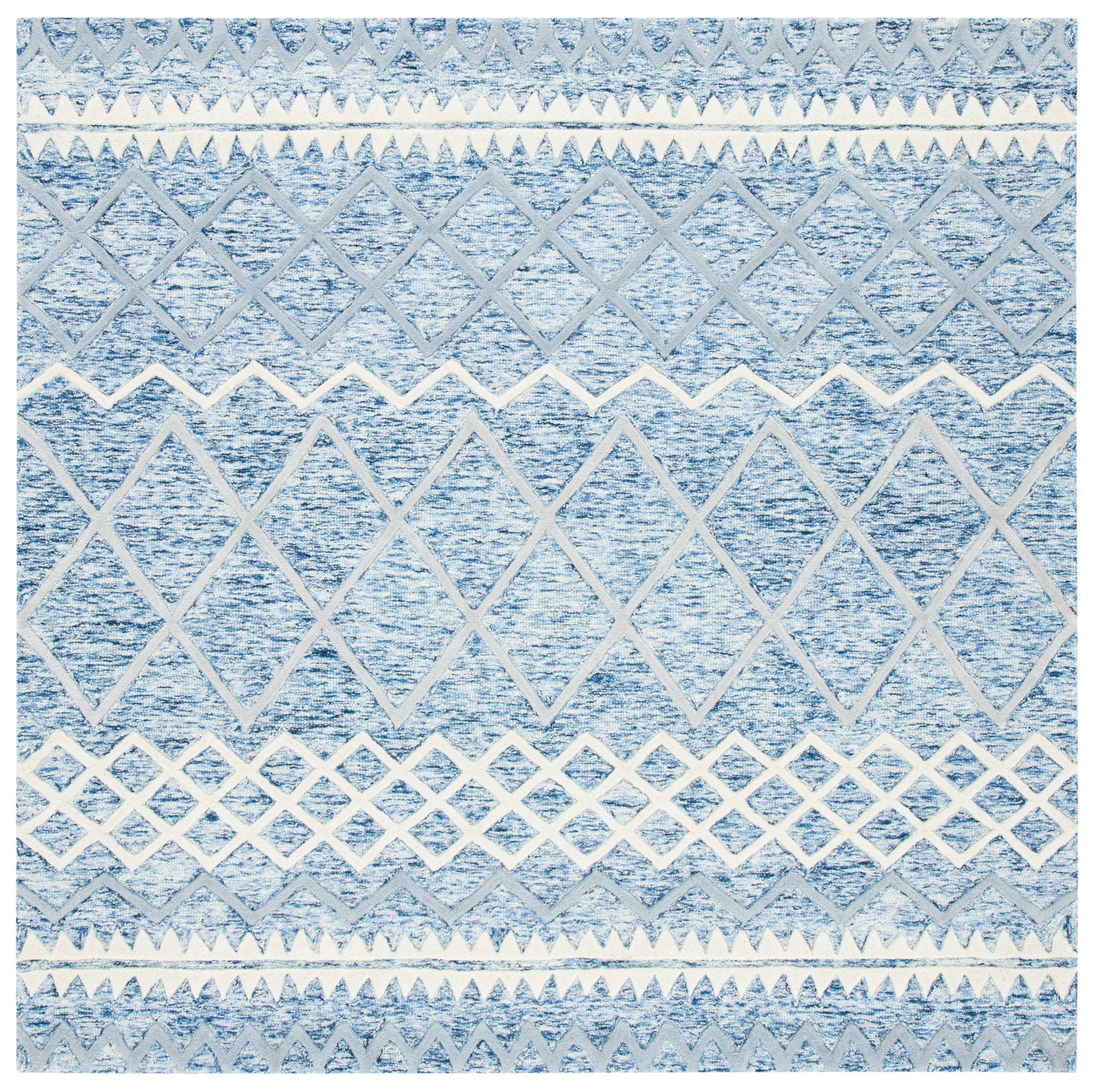 Safavieh Glamour Glm634M Blue/Ivory Area Rug