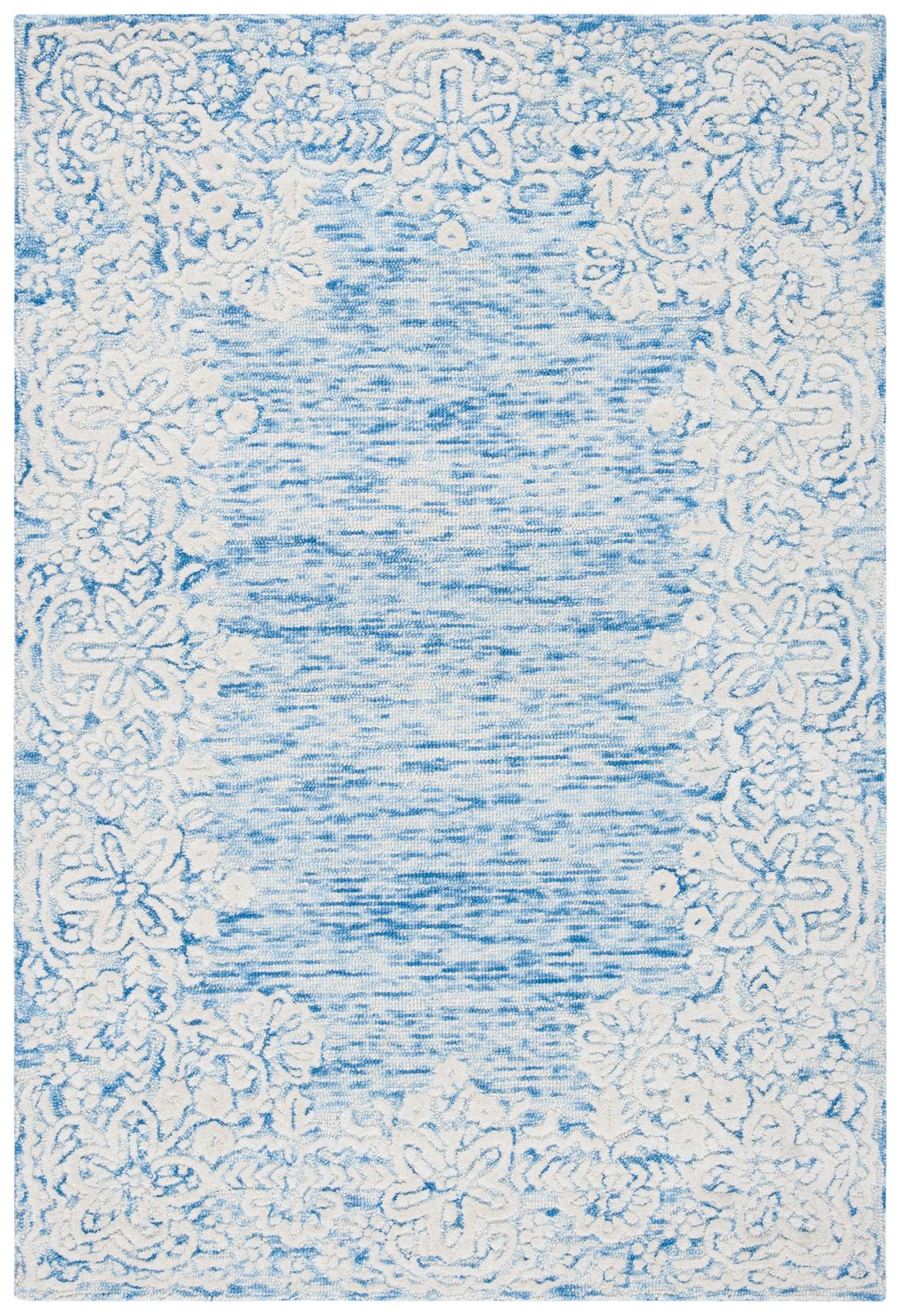 Safavieh Glamour Glm658M Blue/Ivory Area Rug