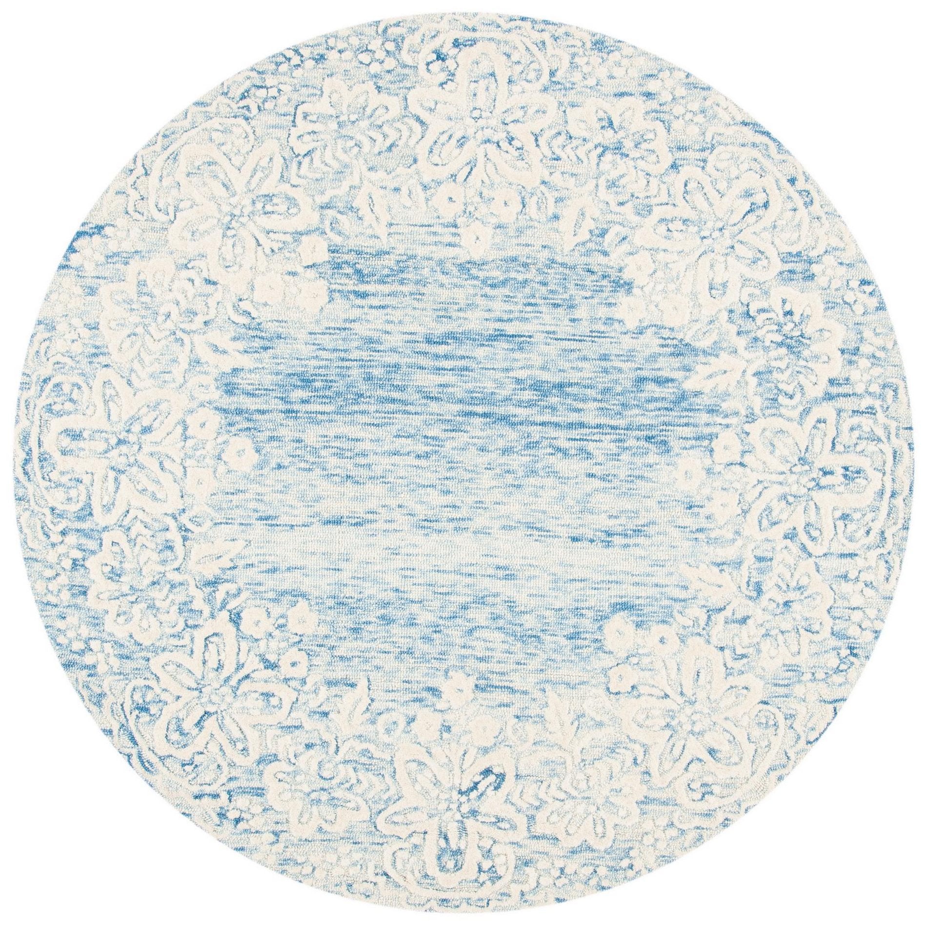 Safavieh Glamour Glm658M Blue/Ivory Area Rug