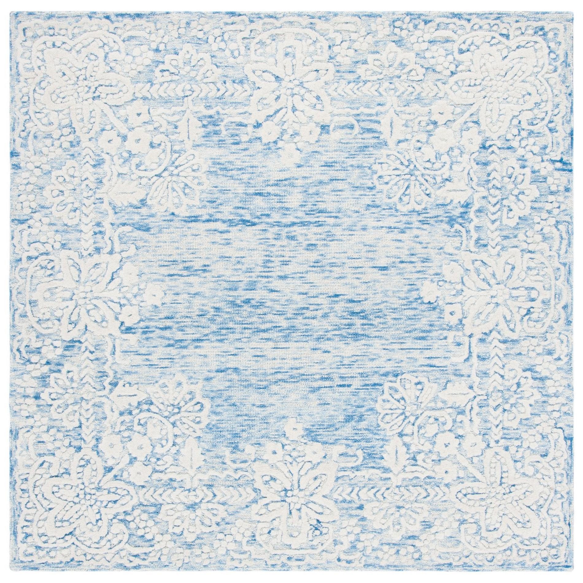 Safavieh Glamour Glm658M Blue/Ivory Area Rug