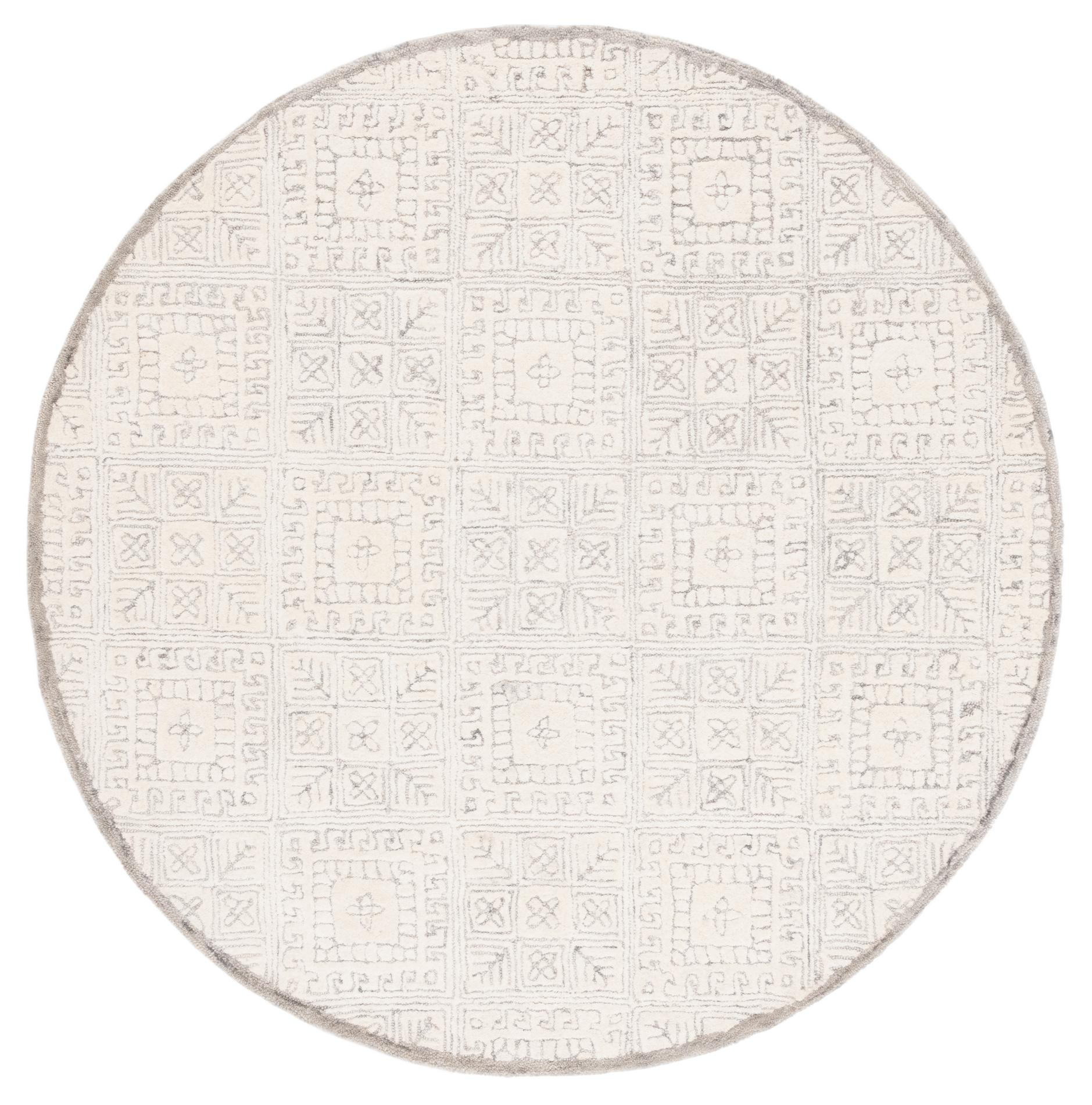 Safavieh Glamour Glm660F Grey/Ivory Area Rug