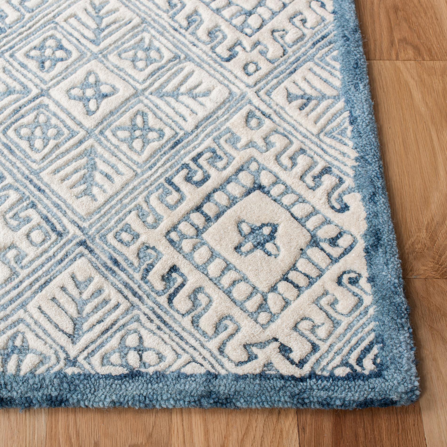 Safavieh Glamour Glm660M Blue/Ivory Area Rug