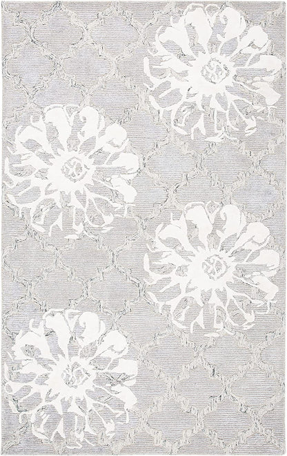 Safavieh Glamour Glm662F Silver/Ivory Area Rug