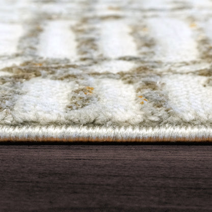 Dynamic Rugs Gold 1356 Cream/Silver/Gold Area Rug