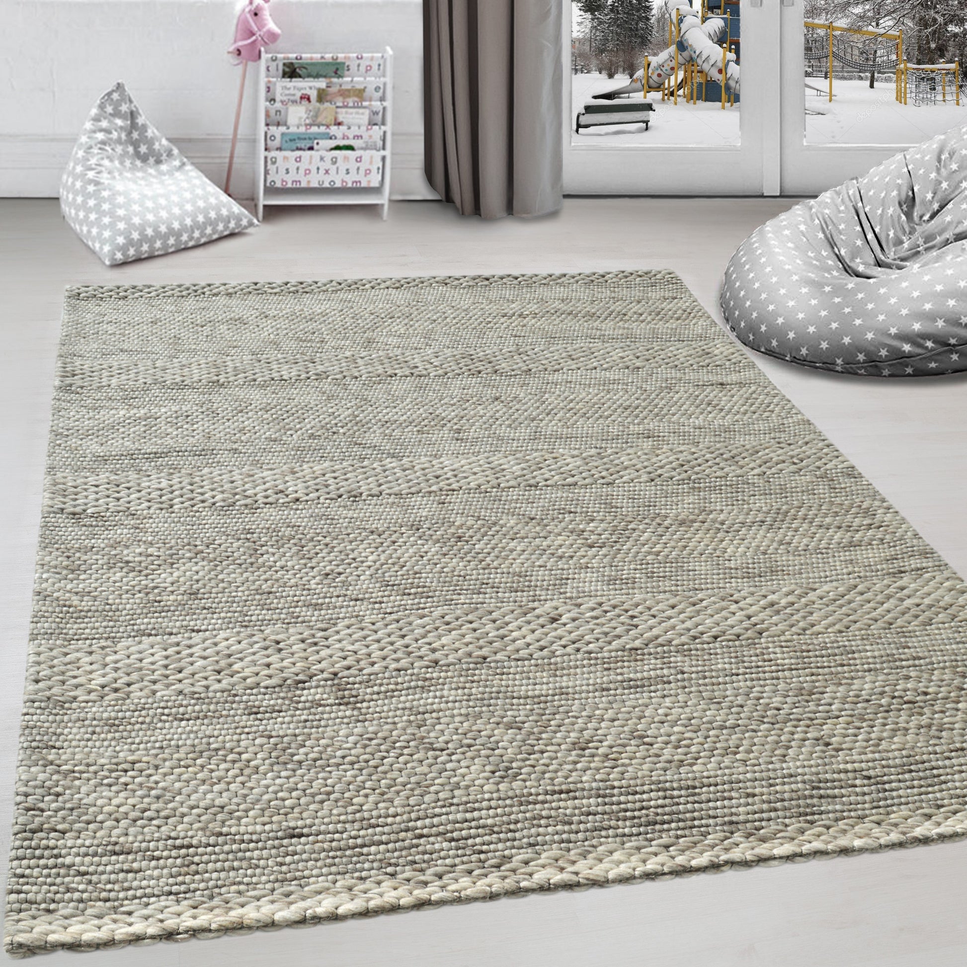 Dynamic Rugs Grove 6212 Natural Grey Area Rug