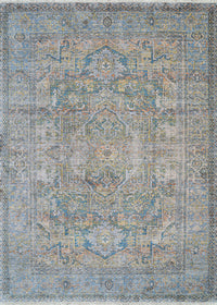 Couristan Halli Antique Lavar H477/1100 Skyblu-Stone-Mlt Area Rug