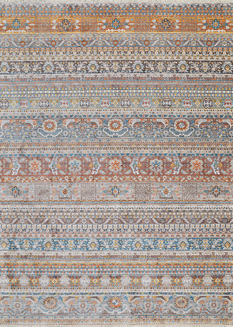 Couristan Halli Bokhara H723/3001 Stone-Brick-Mlt Area Rug