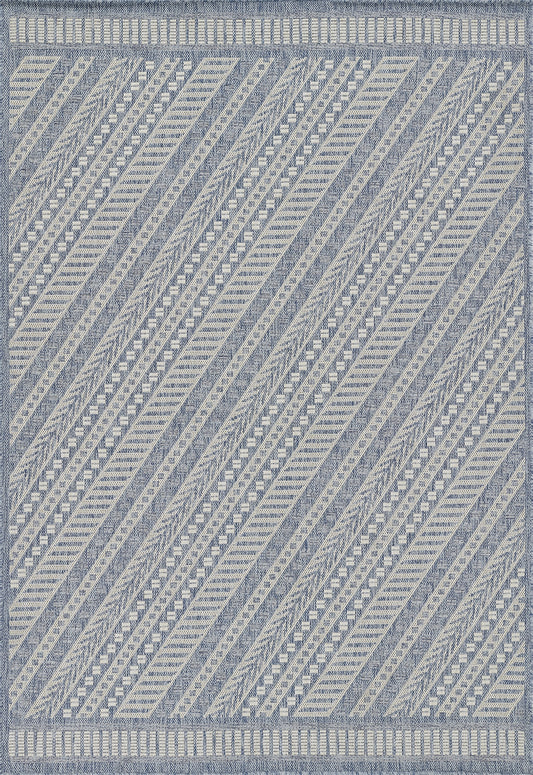 Momeni Hampton Ham-3 Blue Area Rug