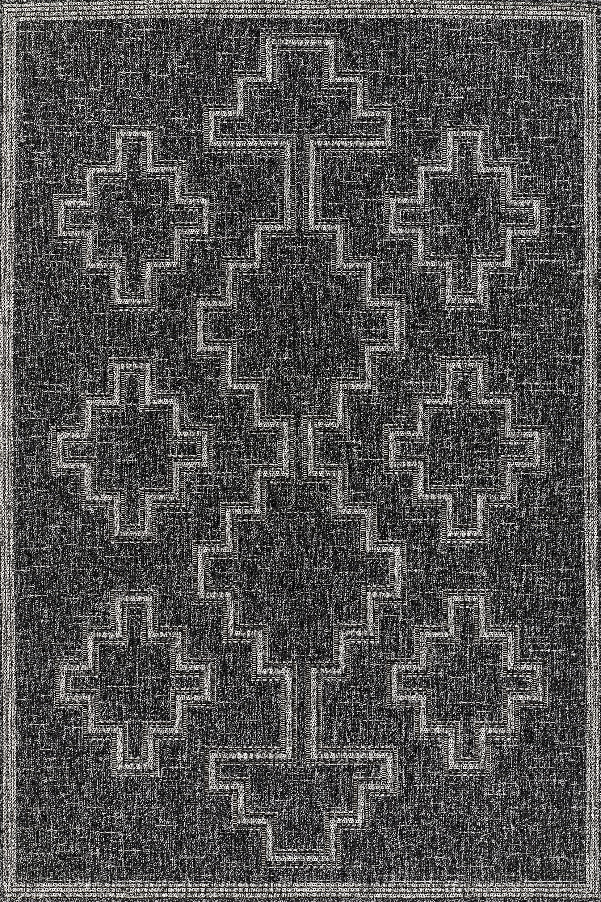 Momeni Hampton Ham-9 Black Area Rug