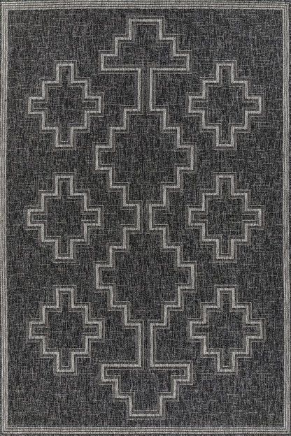 Momeni Hampton Ham-9 Black Area Rug