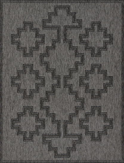 Momeni Hampton Ham-9 Charcoal Area Rug