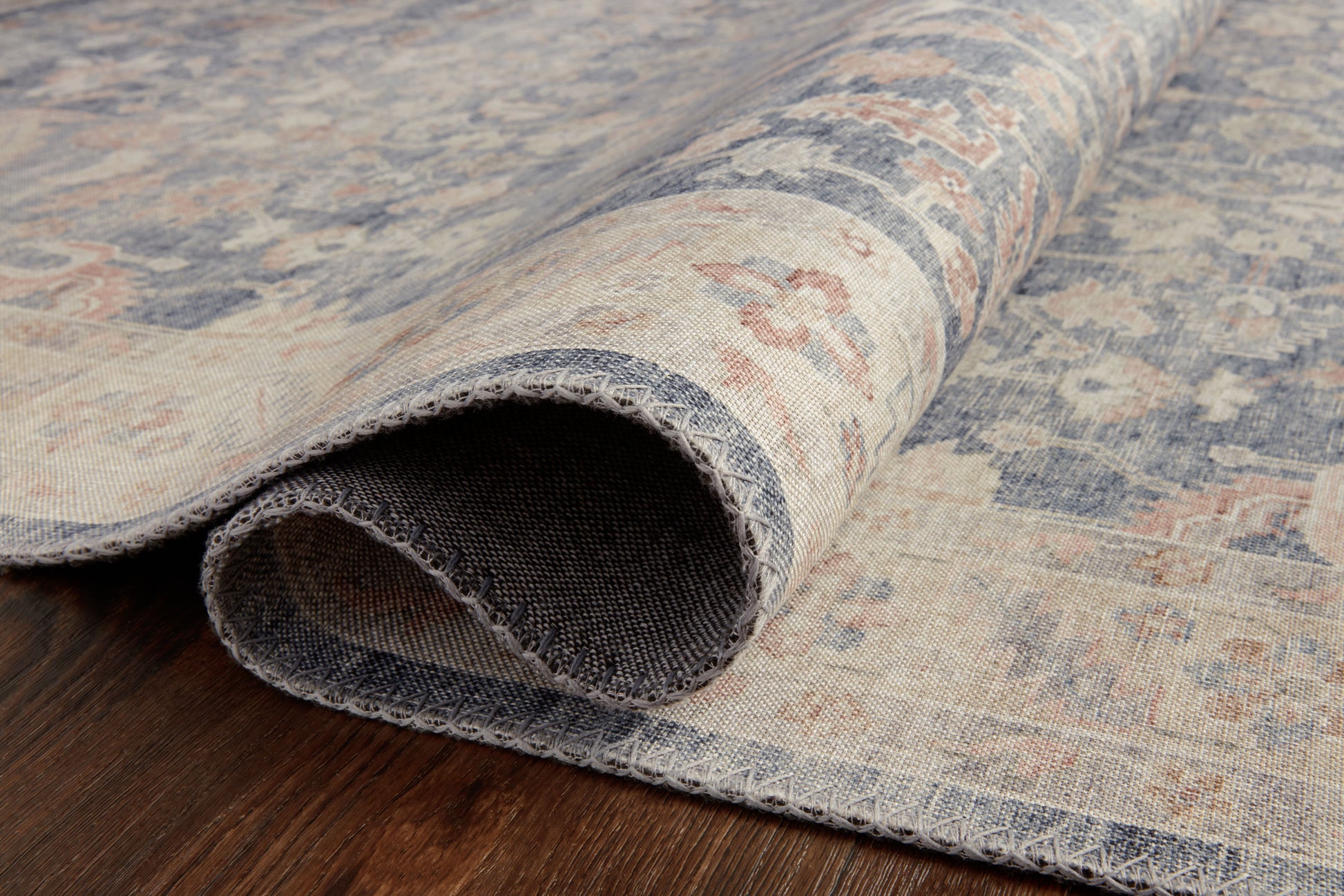 Loloi Hathaway Hth-02 Denim/Multi Area Rug