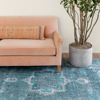 Jaipur Harman Tamara Hbl05 Teal Area Rug