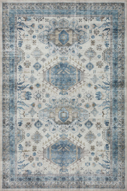 Loloi Heidi Hei-04 Ivory/Ocean Area Rug