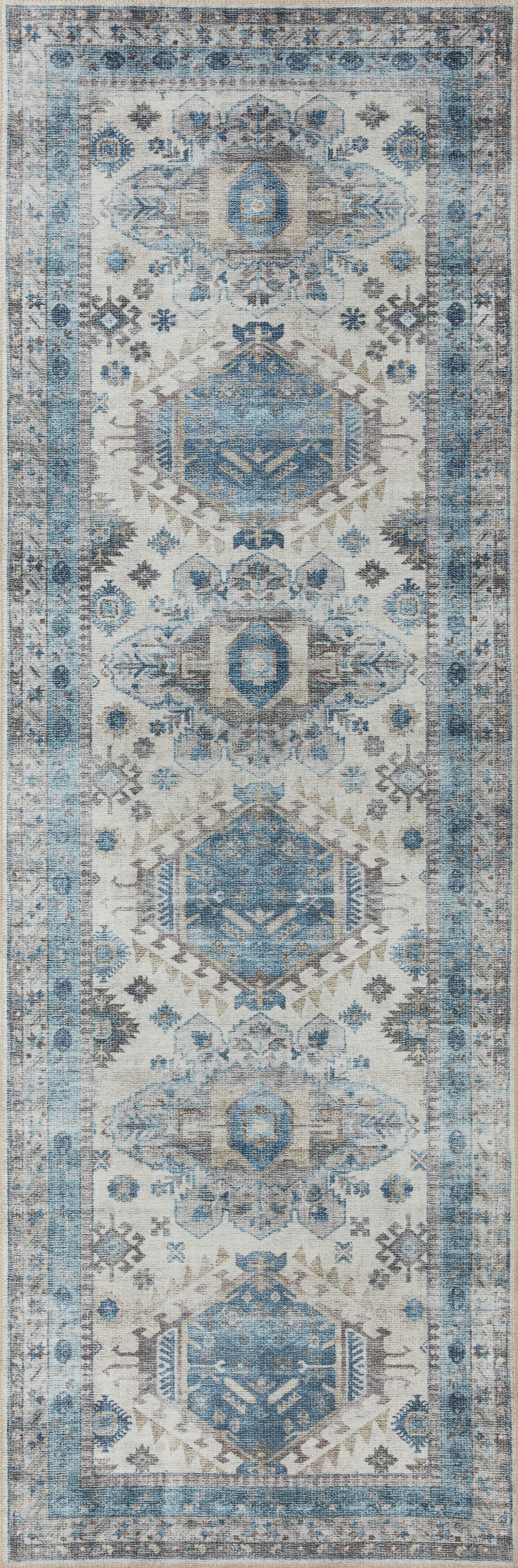 Loloi Heidi Hei-04 Ivory/Ocean Area Rug