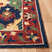 Safavieh Heritage Hg355Q Red/Green Area Rug