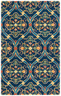 Safavieh Heritage Hg475N Navy/Yellow Rugs.