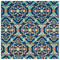 Safavieh Heritage Hg475N Navy/Yellow Area Rug