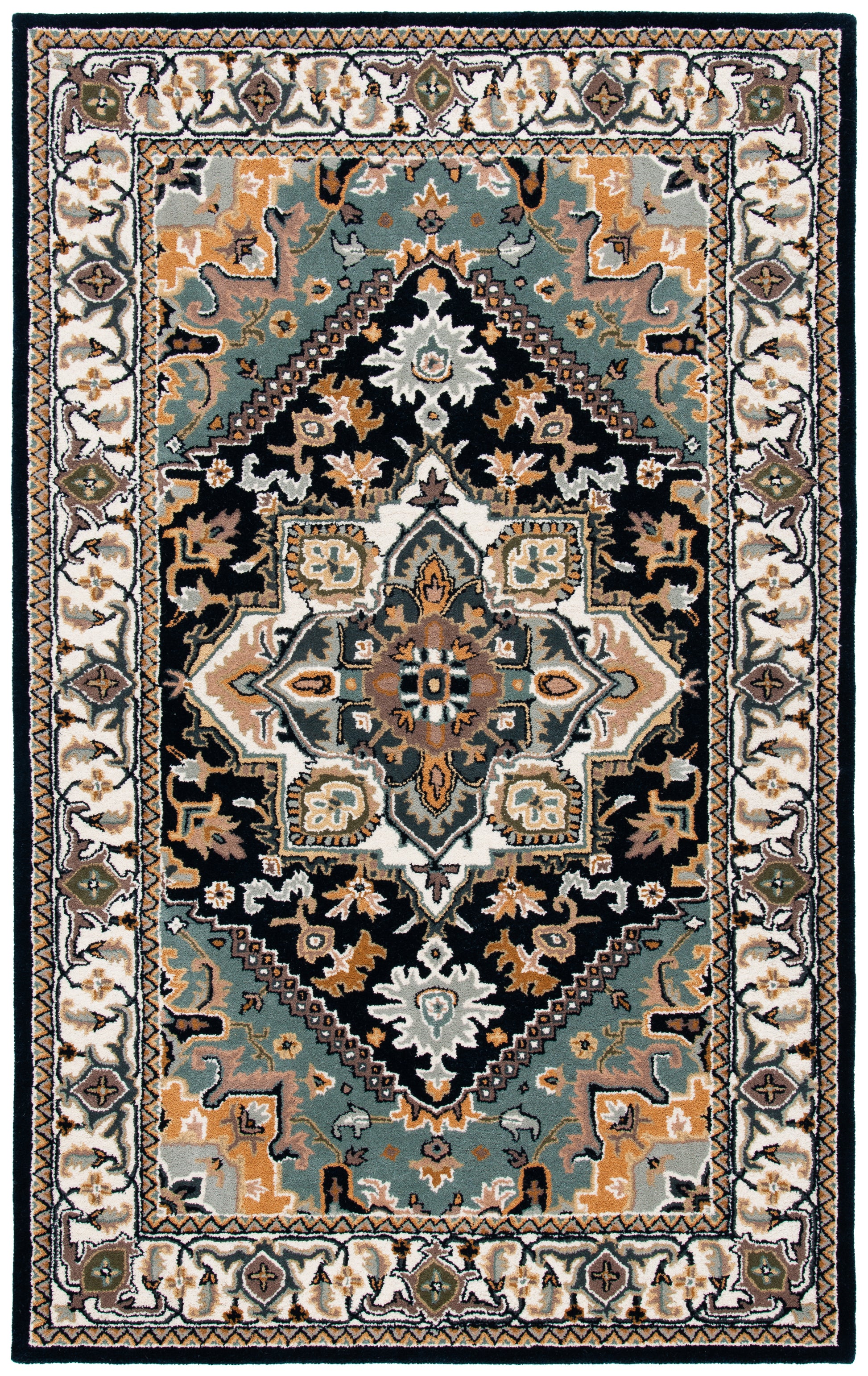 Safavieh Heritage Hg625N Navy/Ivory Area Rug