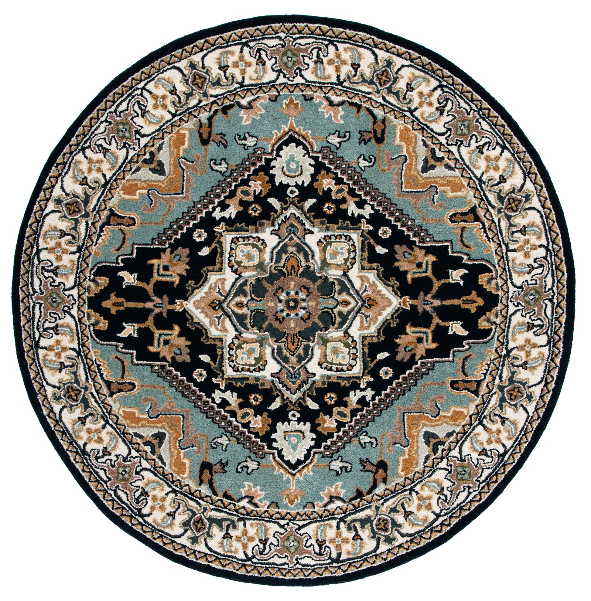 Safavieh Heritage Hg625N Navy/Ivory Area Rug