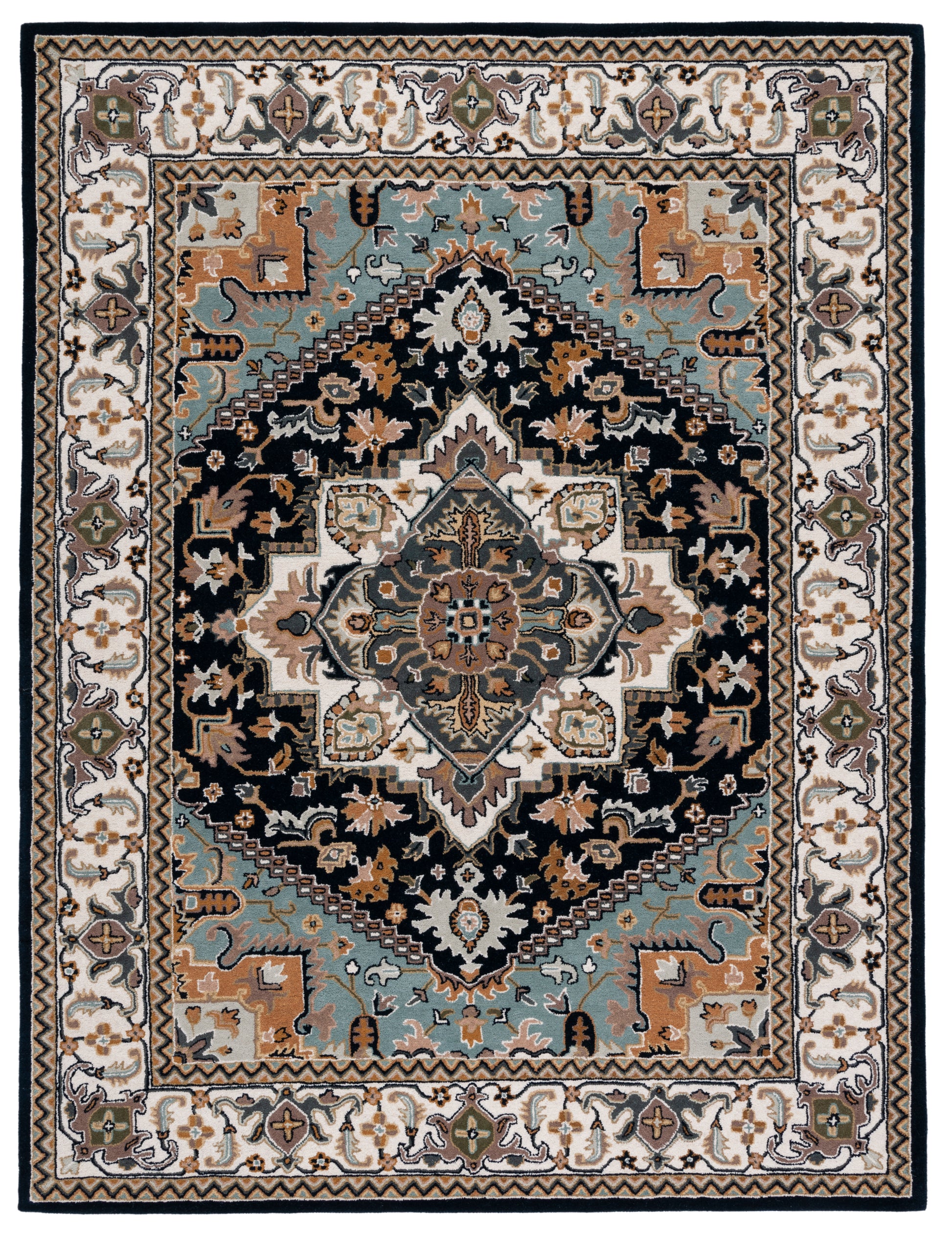 Safavieh Heritage Hg625N Navy/Ivory Area Rug