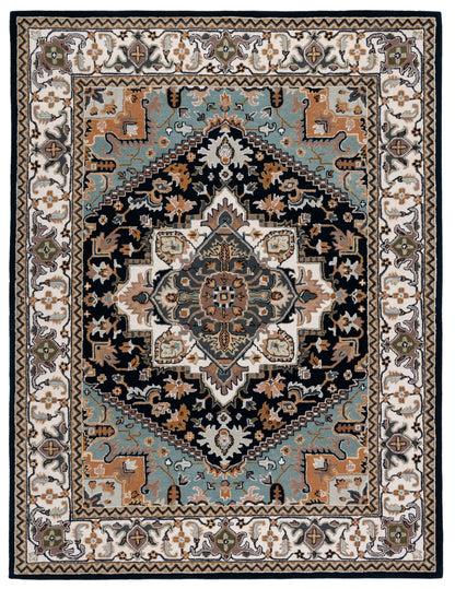 Safavieh Heritage Hg625N Navy/Ivory Area Rug