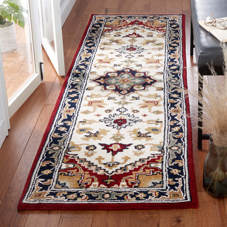 Safavieh Heritage Hg625Q Ivory/Red Rug.