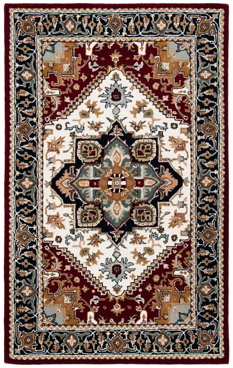 Safavieh Heritage Hg625Q Ivory/Red Rug.