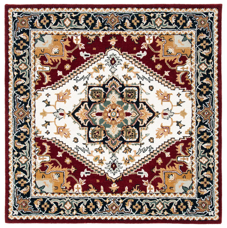 Safavieh Heritage Hg625Q Ivory/Red Rug.