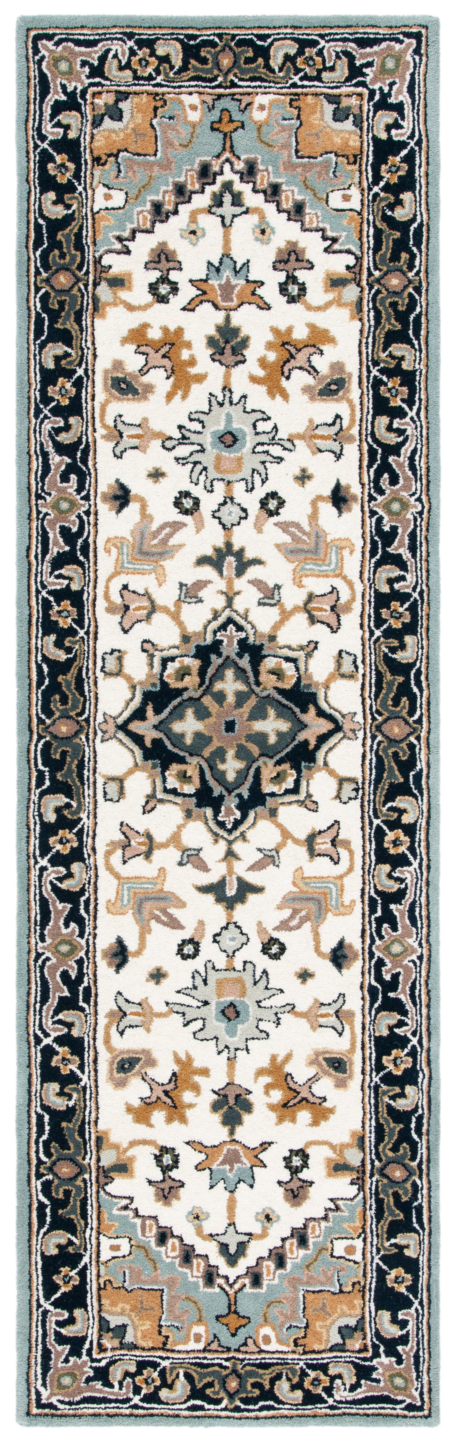 Safavieh Heritage Hg625W Grey/Green Area Rug