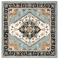 Safavieh Heritage Hg625W Grey/Green Area Rug