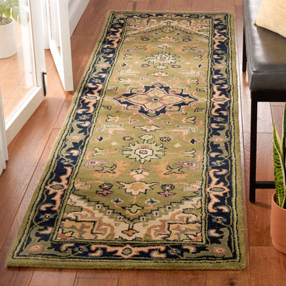 Safavieh Heritage Hg625Y Green/Light Brown Area Rug