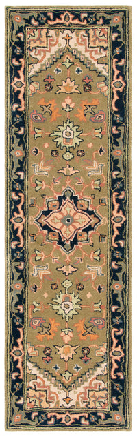 Safavieh Heritage Hg625Y Green/Light Brown Area Rug