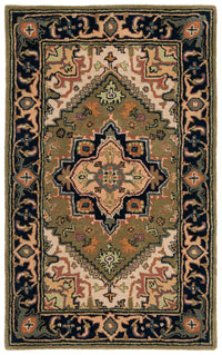 Safavieh Heritage Hg625Y Green/Light Brown Area Rug