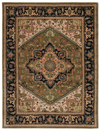 Safavieh Heritage Hg625Y Green/Light Brown Area Rug